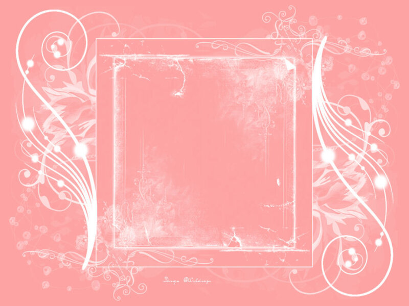 Pink Floral Frame