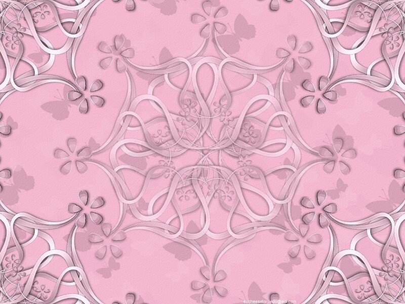 pink floral lace pattern