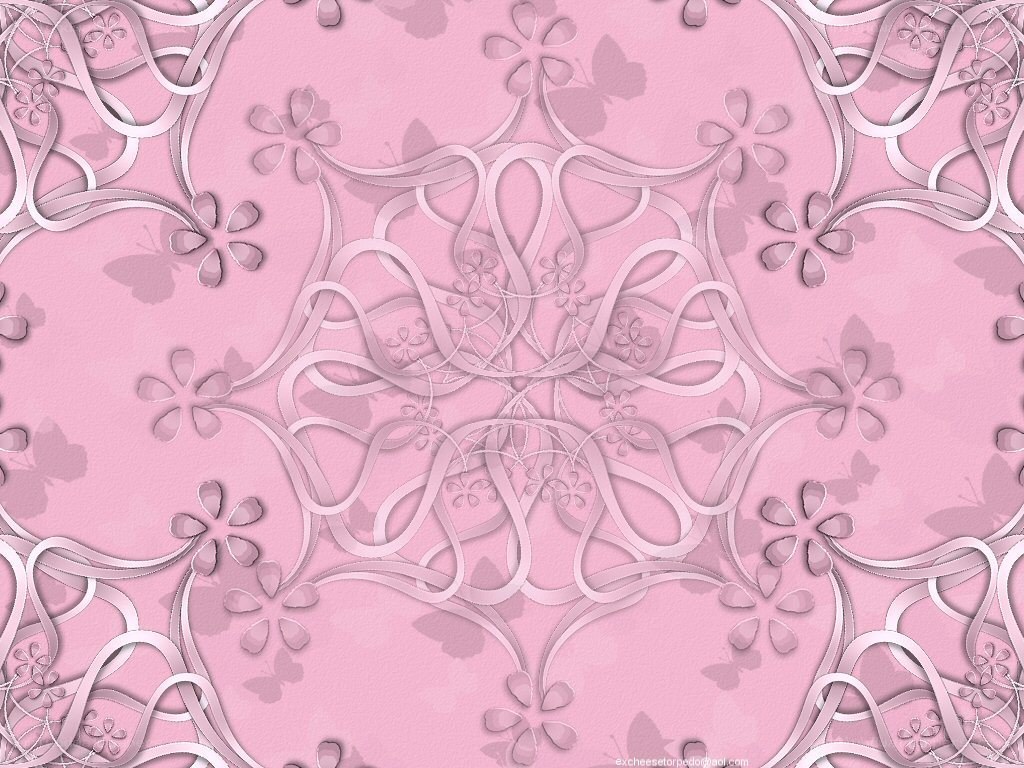 pink floral lace pattern