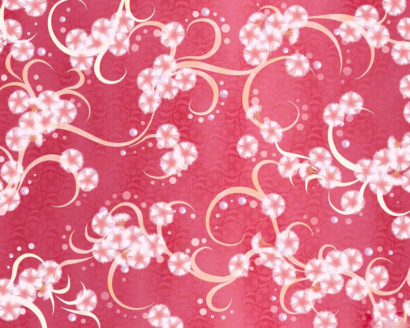 pink floral pattern background