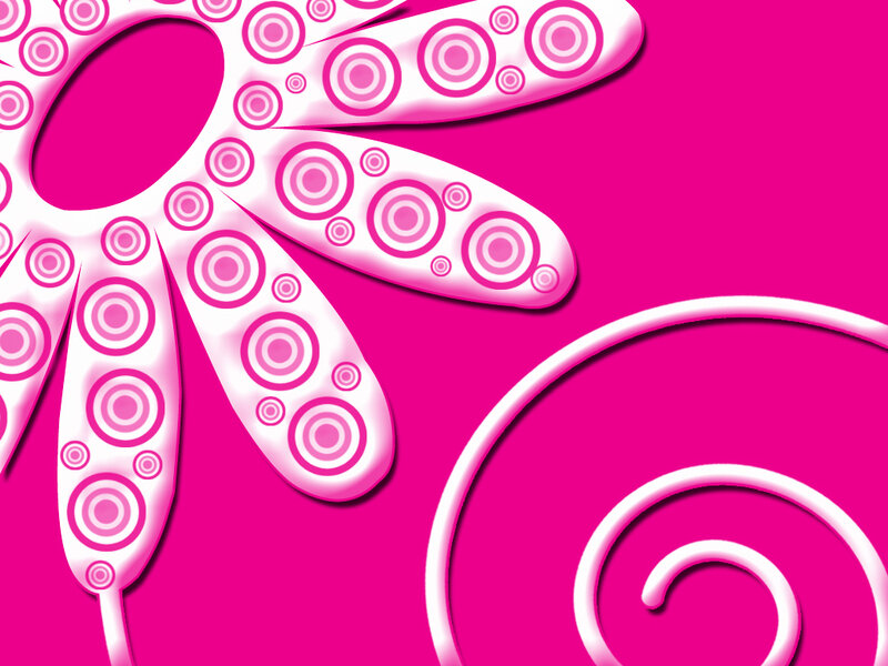 pink floral pattern design