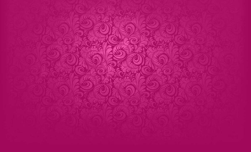 Pink Floral Pattern — Magenta