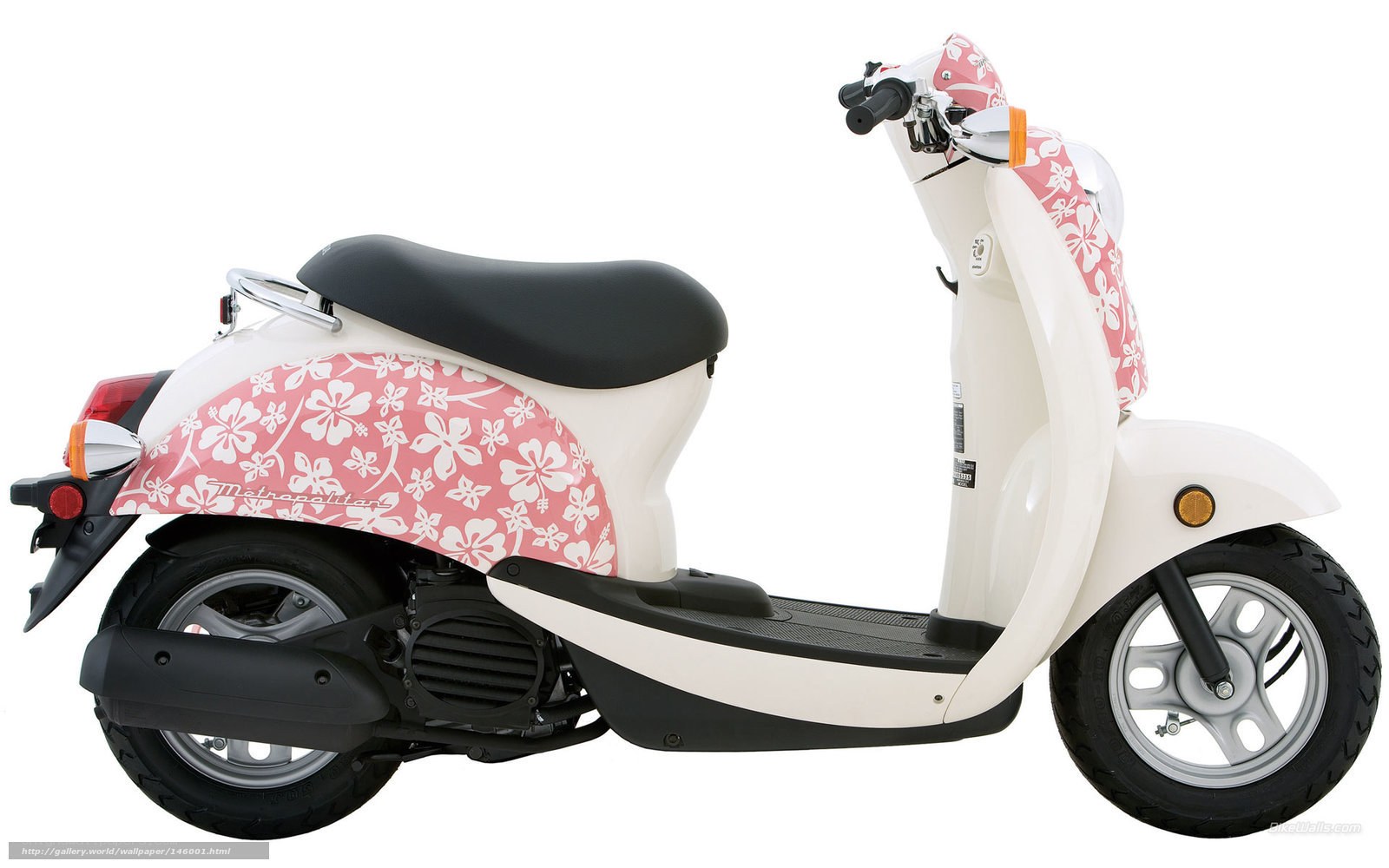 pink floral scooter