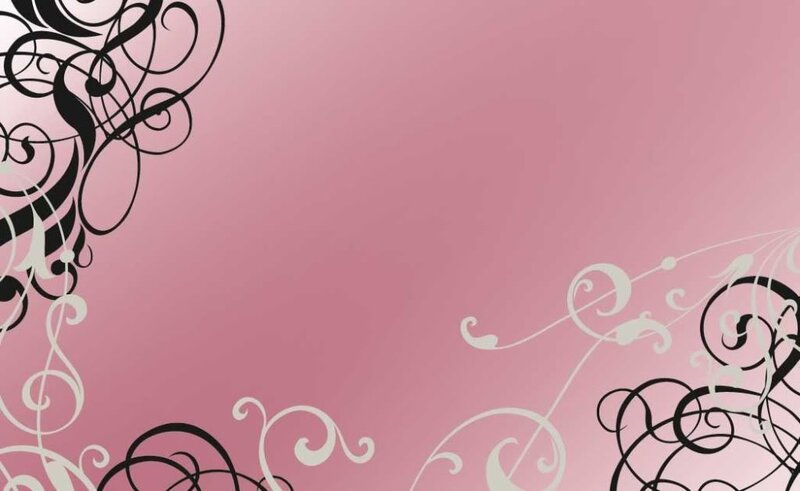 pink floral swirl background