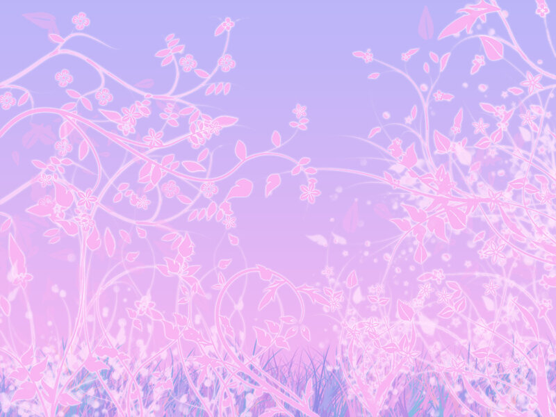pink floral vine background