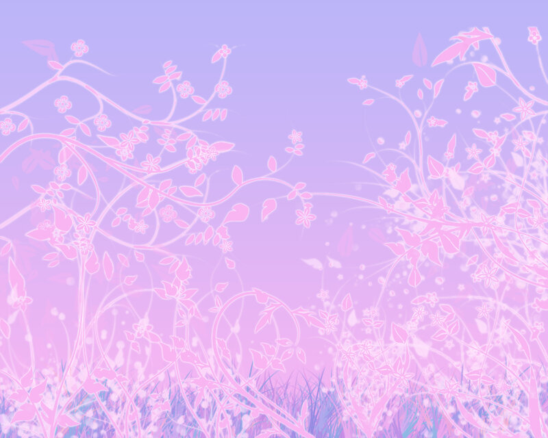 pink floral vine background