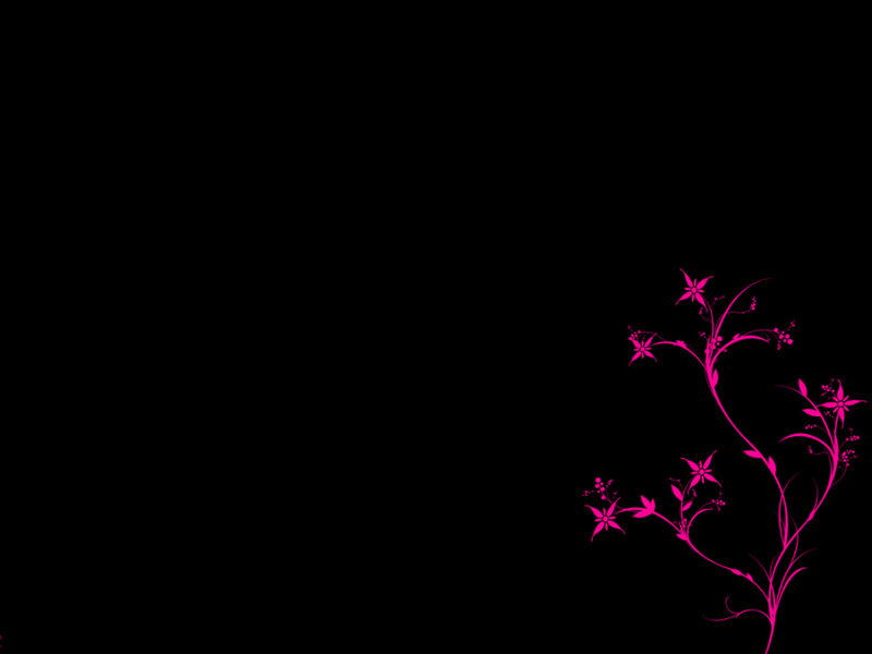 Pink Floral Vine