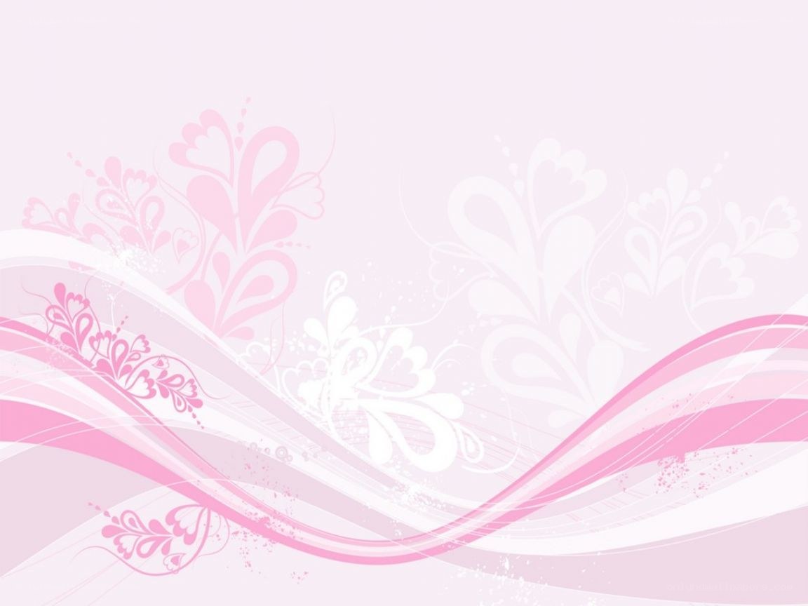pink floral wave design