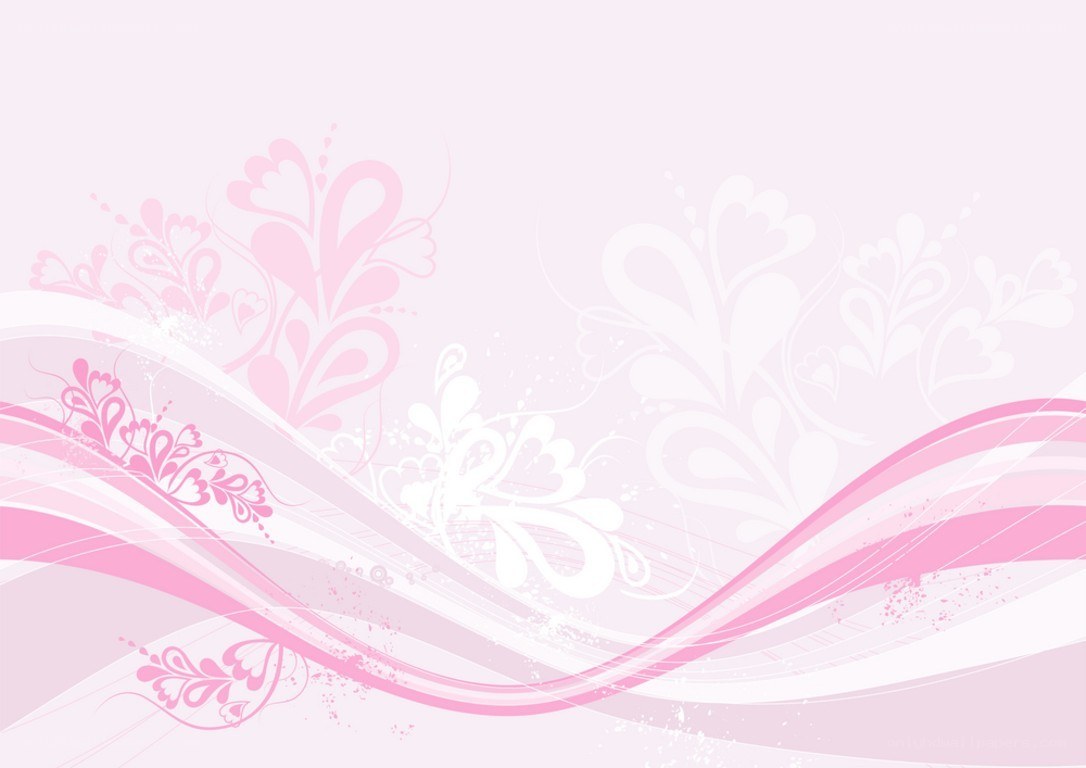 pink floral wave design