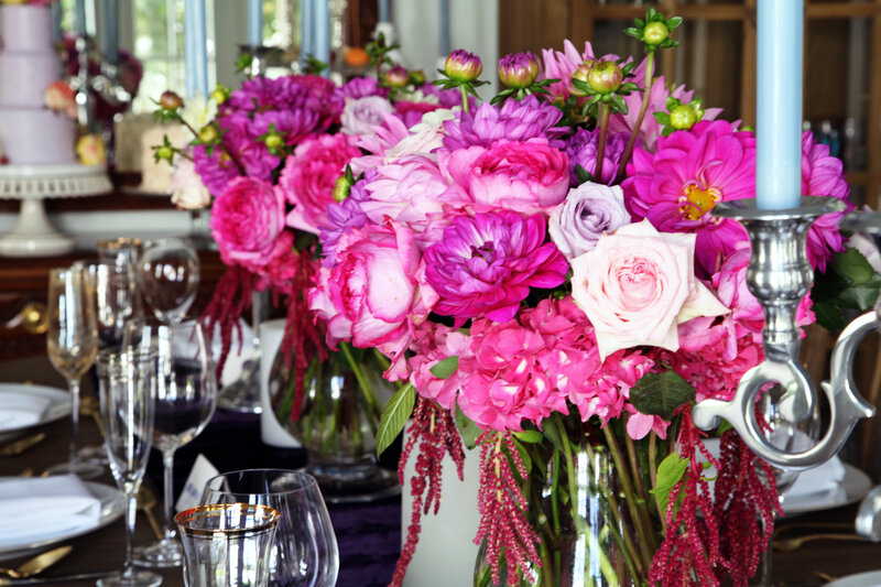 Pink Flower Arrangement — Elegant, Afternoon