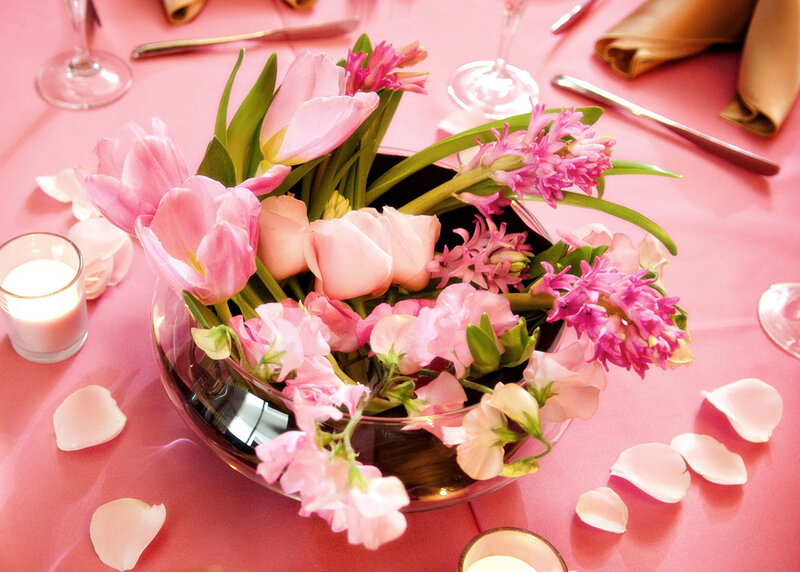 Pink Flower Arrangement — Elegant