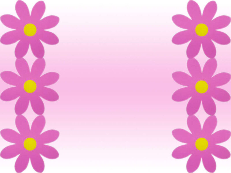 pink flower border background