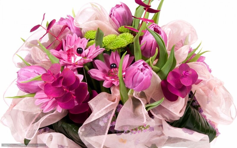 Pink flower bouquet