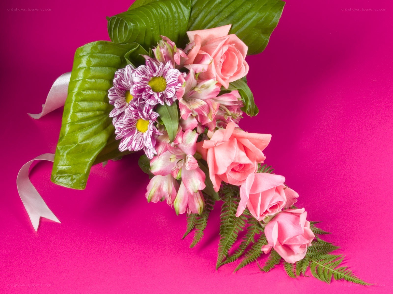 Pink flower bouquet