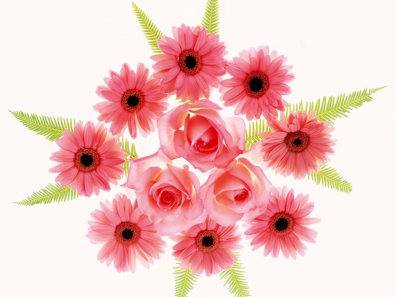 Pink flower bouquet