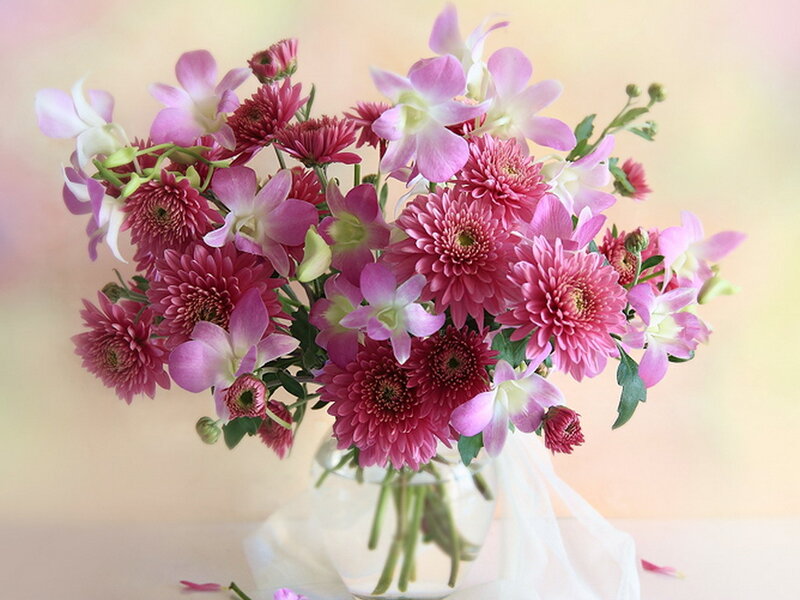 Pink flower bouquet
