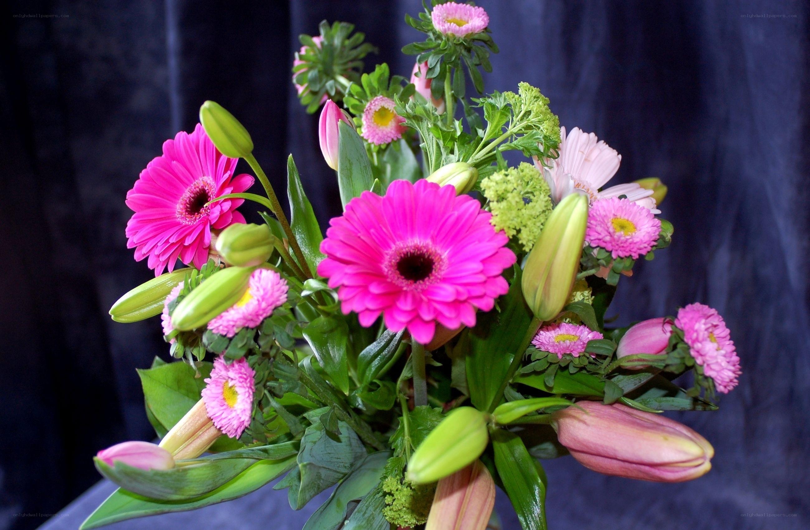 Pink flower bouquet