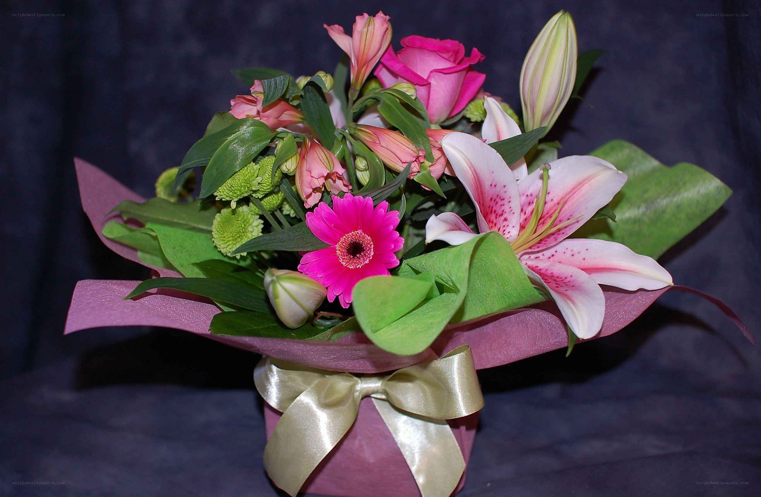 Pink flower bouquet