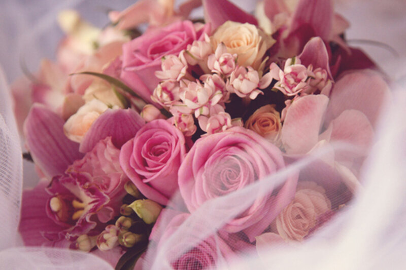 Pink Flower Bouquet — Soft, Photograph