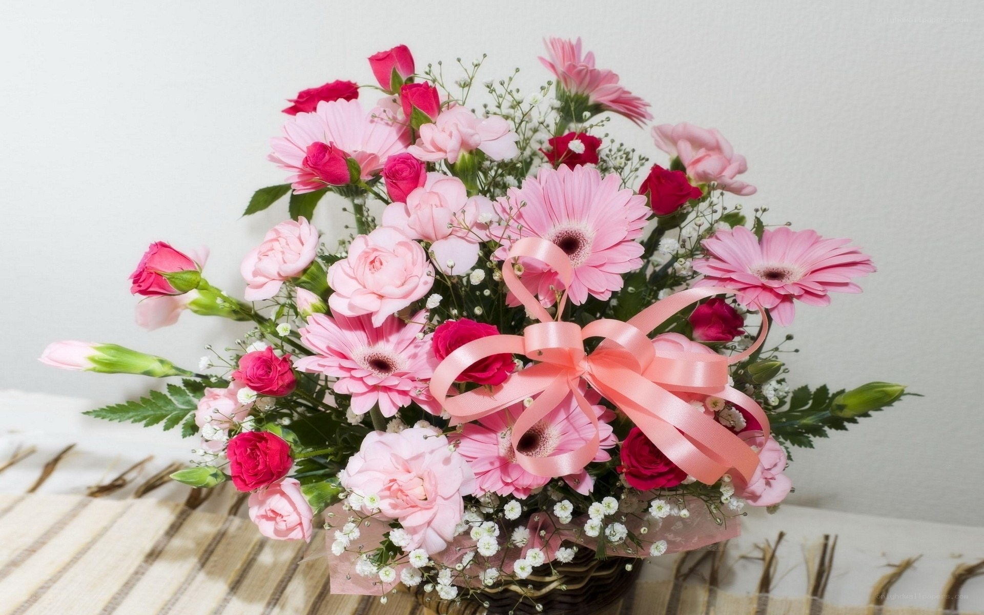 Pink flower bouquet