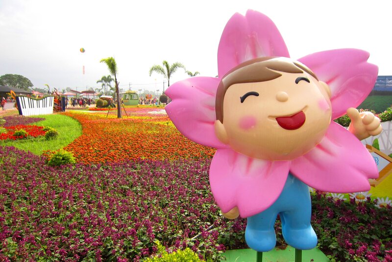 Pink Flower Character