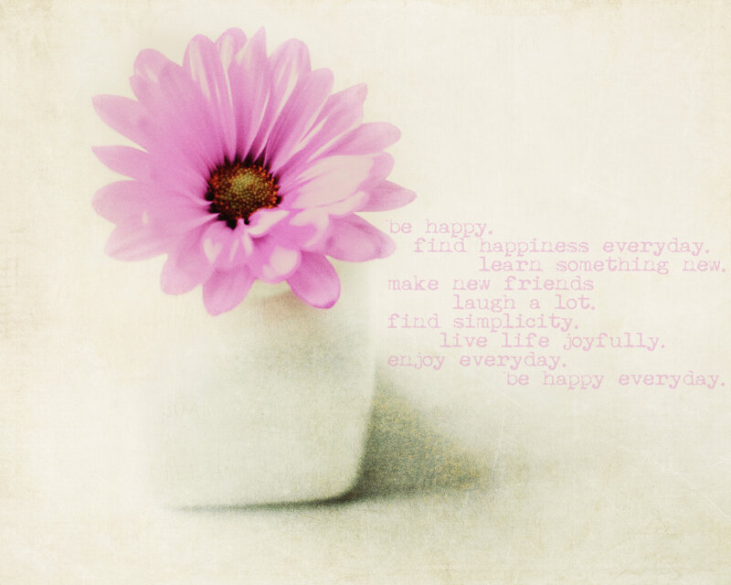 Pink Flower in Vase — Calm