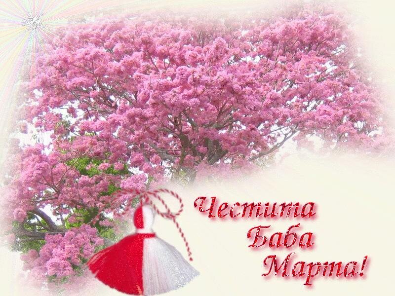 Pink-flowered Tree — Pink, Festive