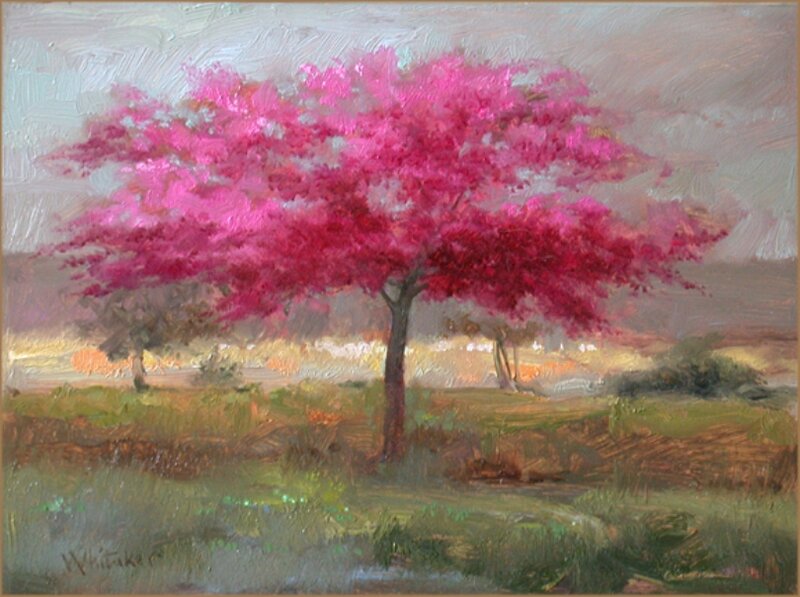 Pink-flowered Tree — Pink, Serene