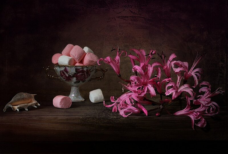 Pink Flowers and Marshmallows