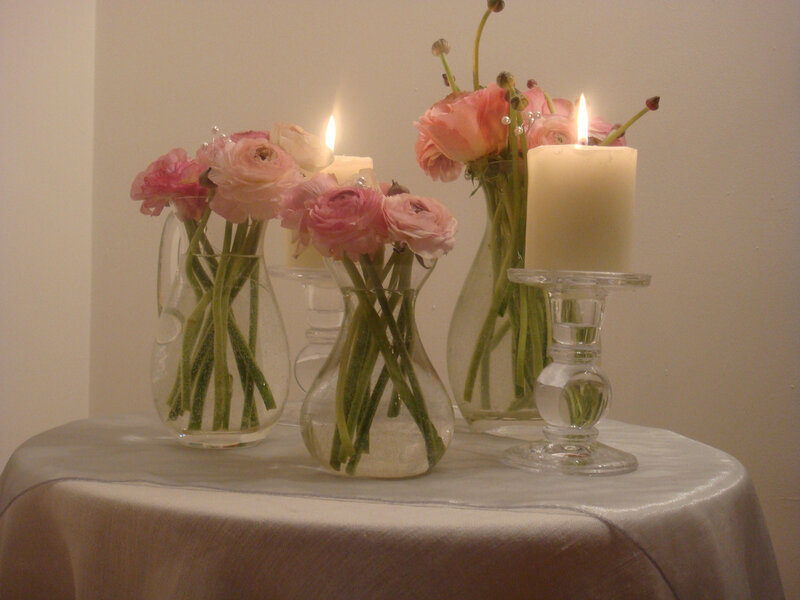 Pink Flowers in Vases — Calm