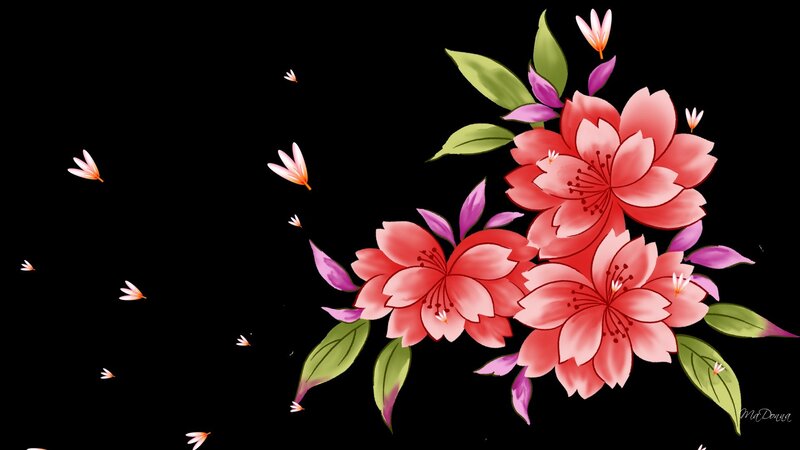 Pink Flowers with Petals — Serene