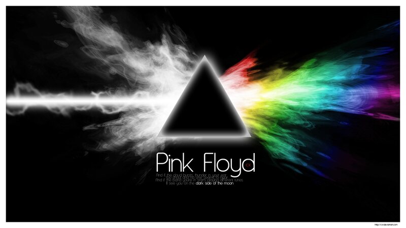 Pink Floyd Album Art — Black, Dramatic, Digital Art