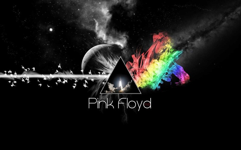 Pink Floyd Album Art — Black, Dramatic