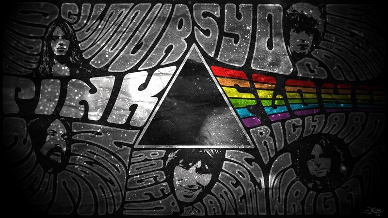 Pink Floyd album art collage