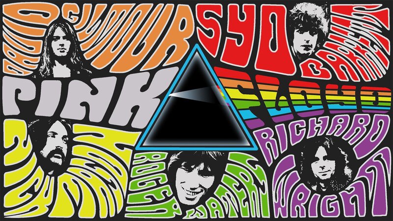 Pink Floyd album art collage