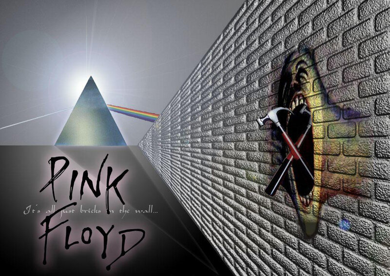 Pink Floyd album art collage
