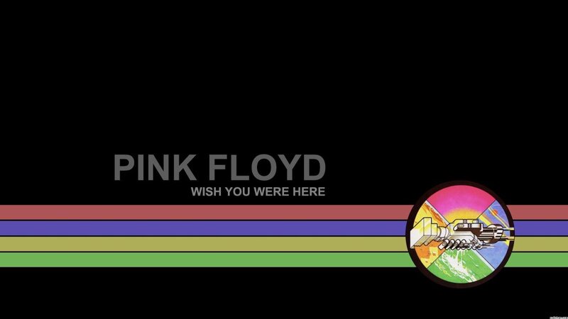 Pink Floyd Album Cover — Black, Minimalist