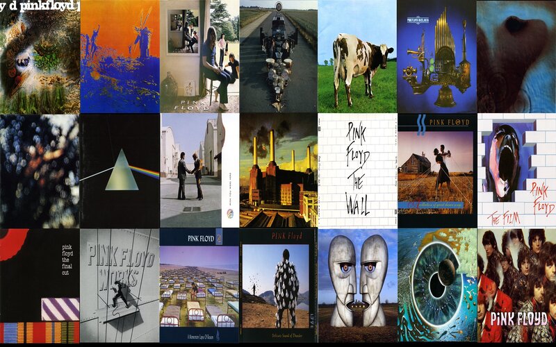 Pink Floyd Album Covers — Black