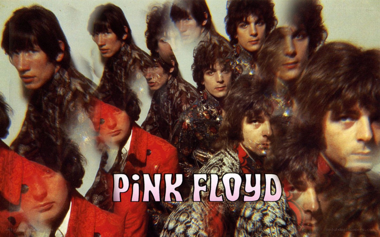 Pink Floyd band collage