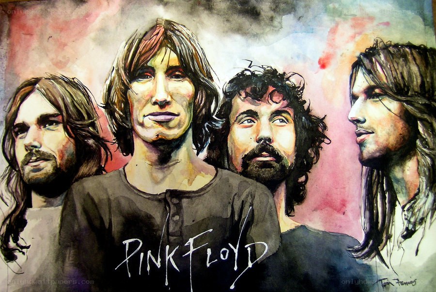 Pink Floyd band portrait