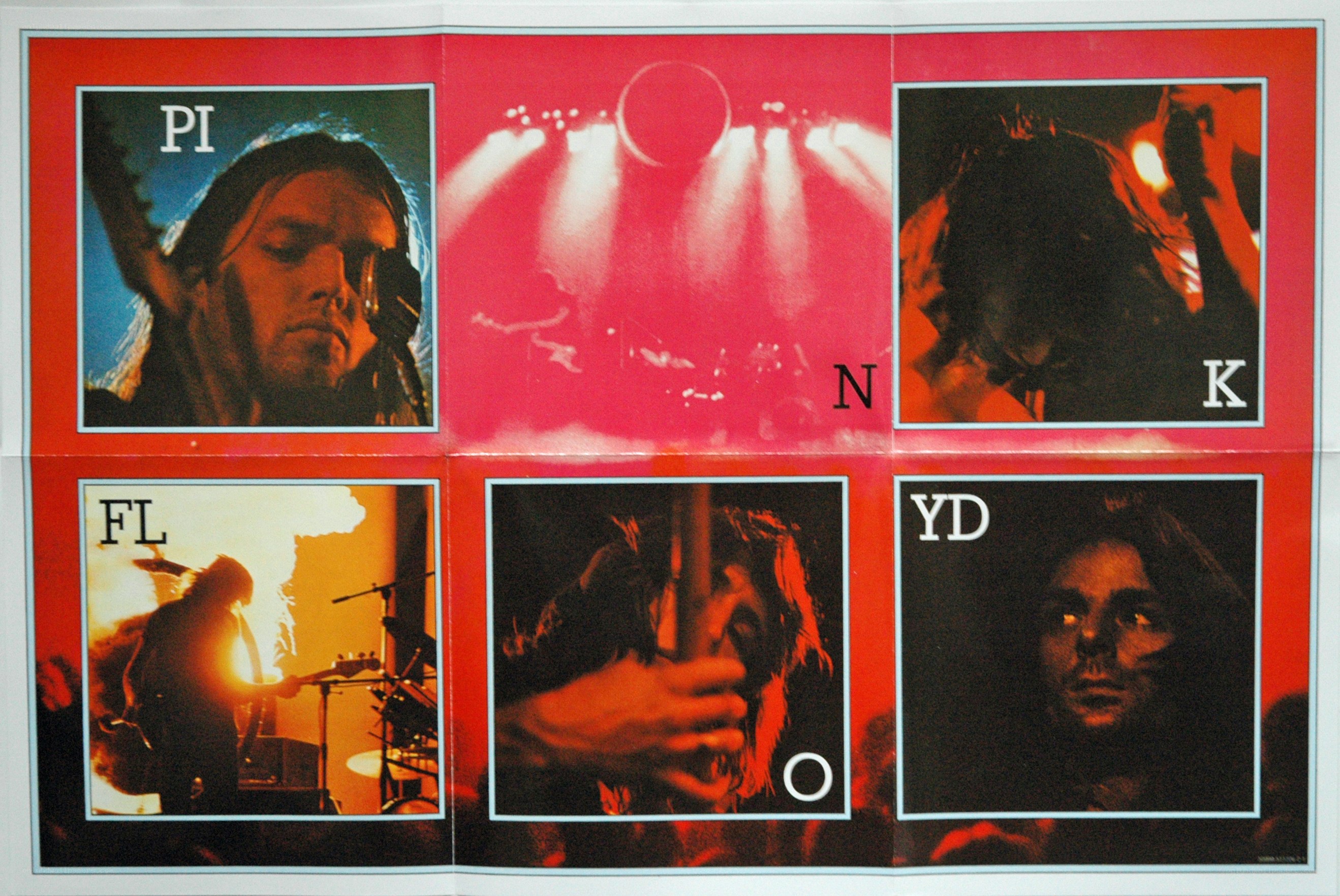 Pink Floyd concert poster