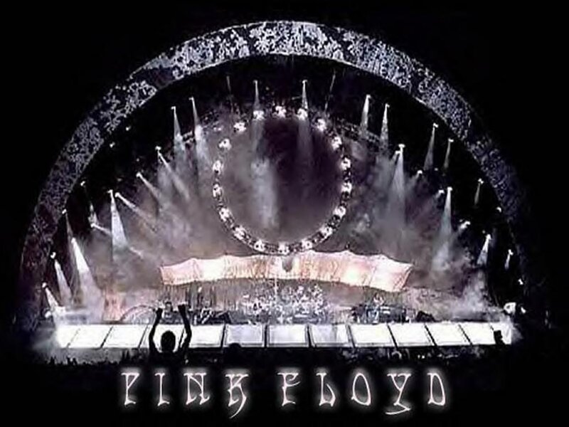 Pink Floyd concert stage