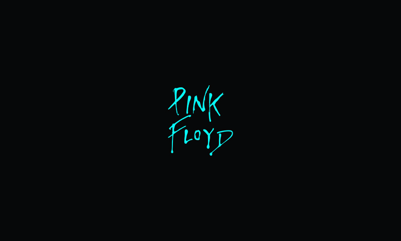 Pink Floyd Logo — Black, Dark
