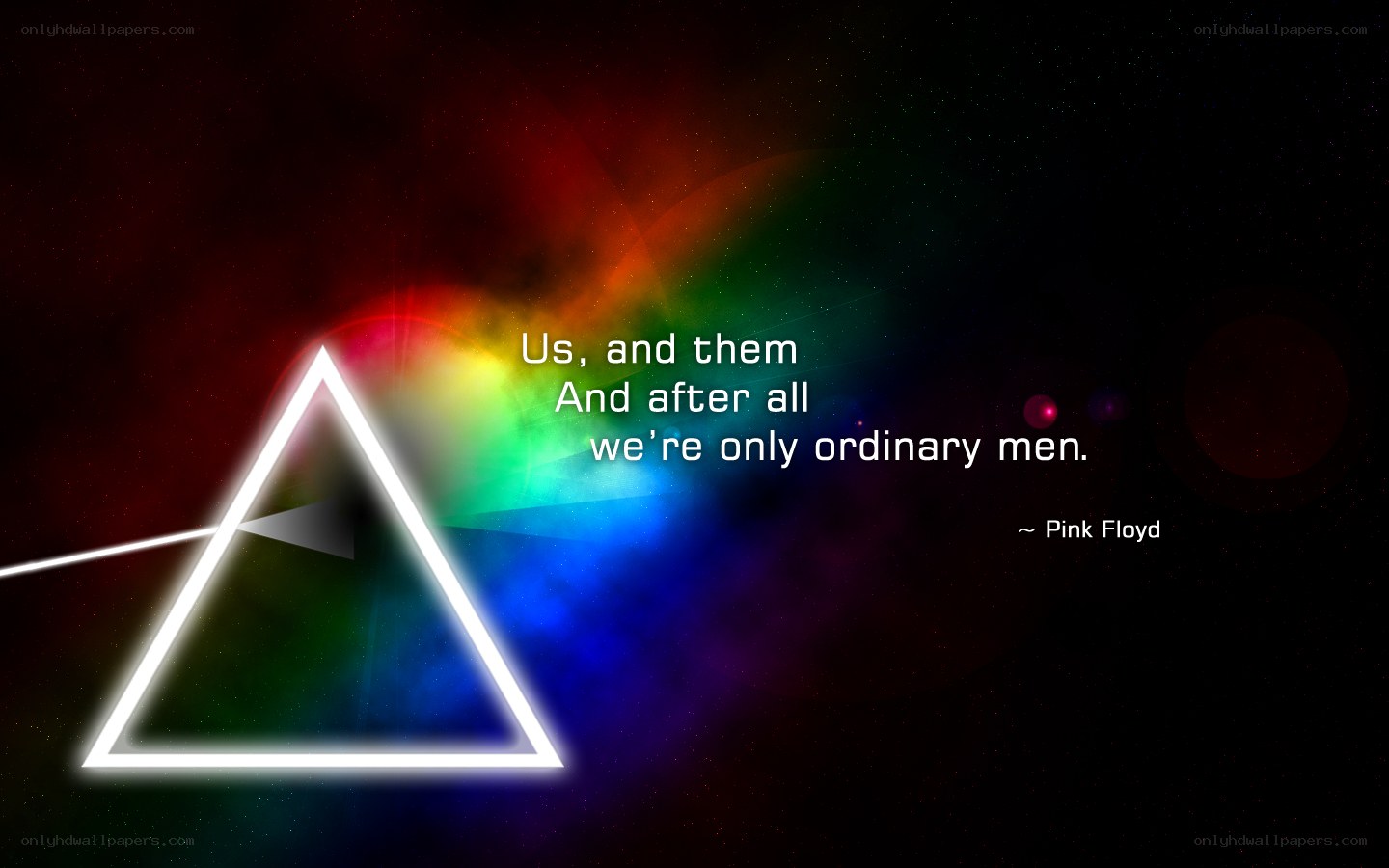 Pink Floyd quote wallpaper