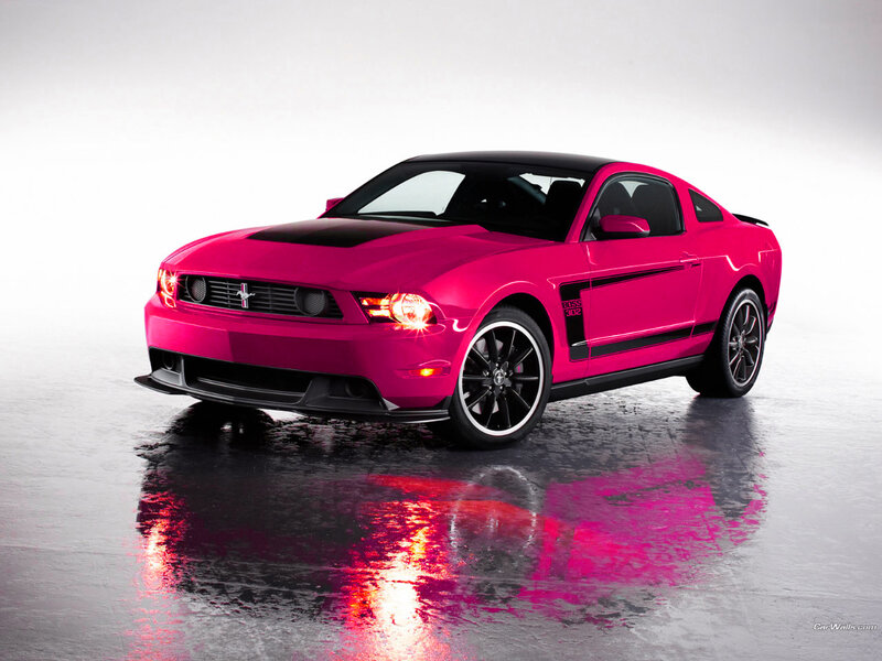 pink ford mustang boss 302