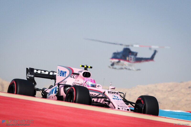Pink Formula One Car — Dynamic