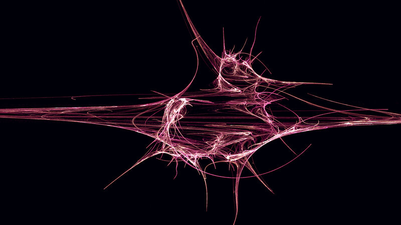 pink fractal abstract design