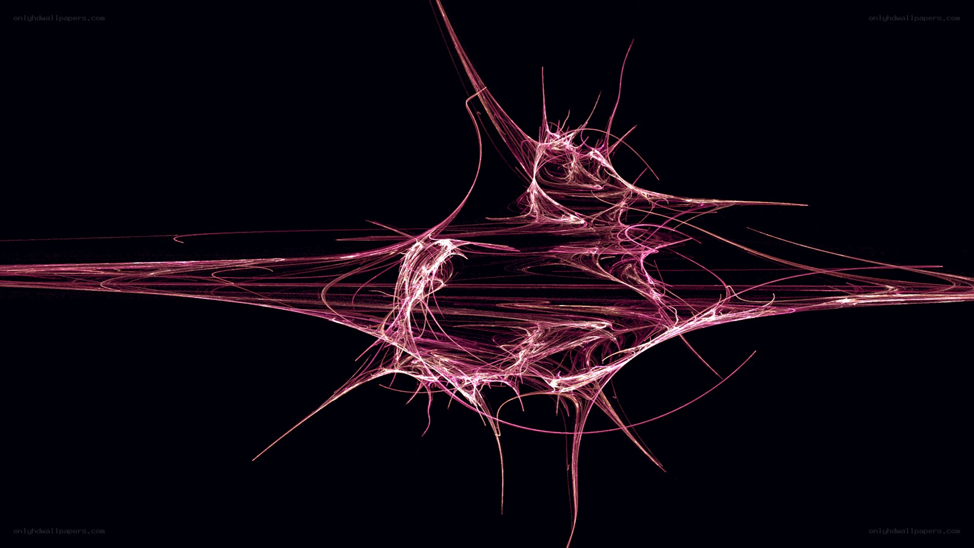pink fractal abstract design