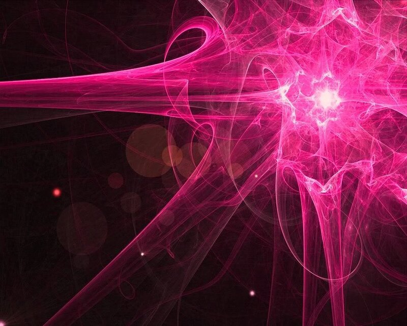 pink fractal energy burst