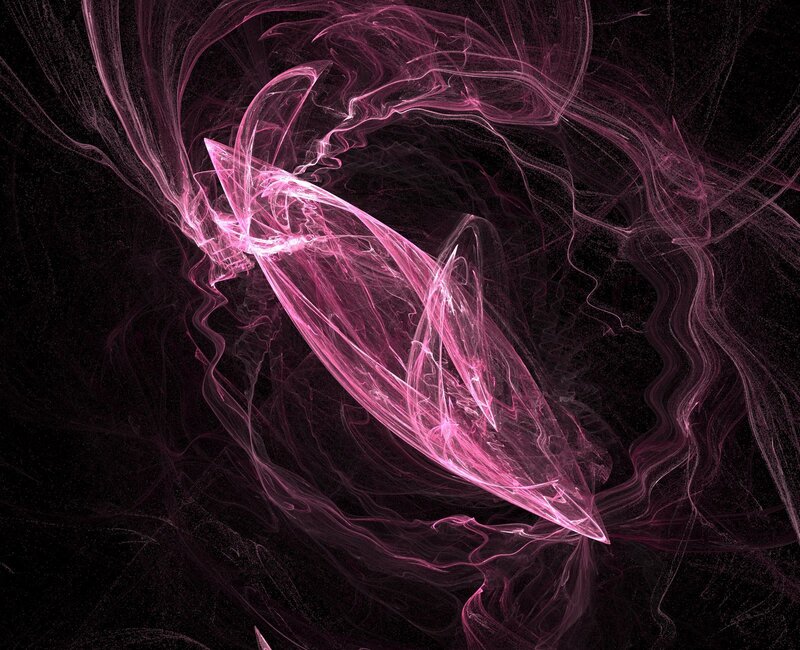 pink fractal energy swirl